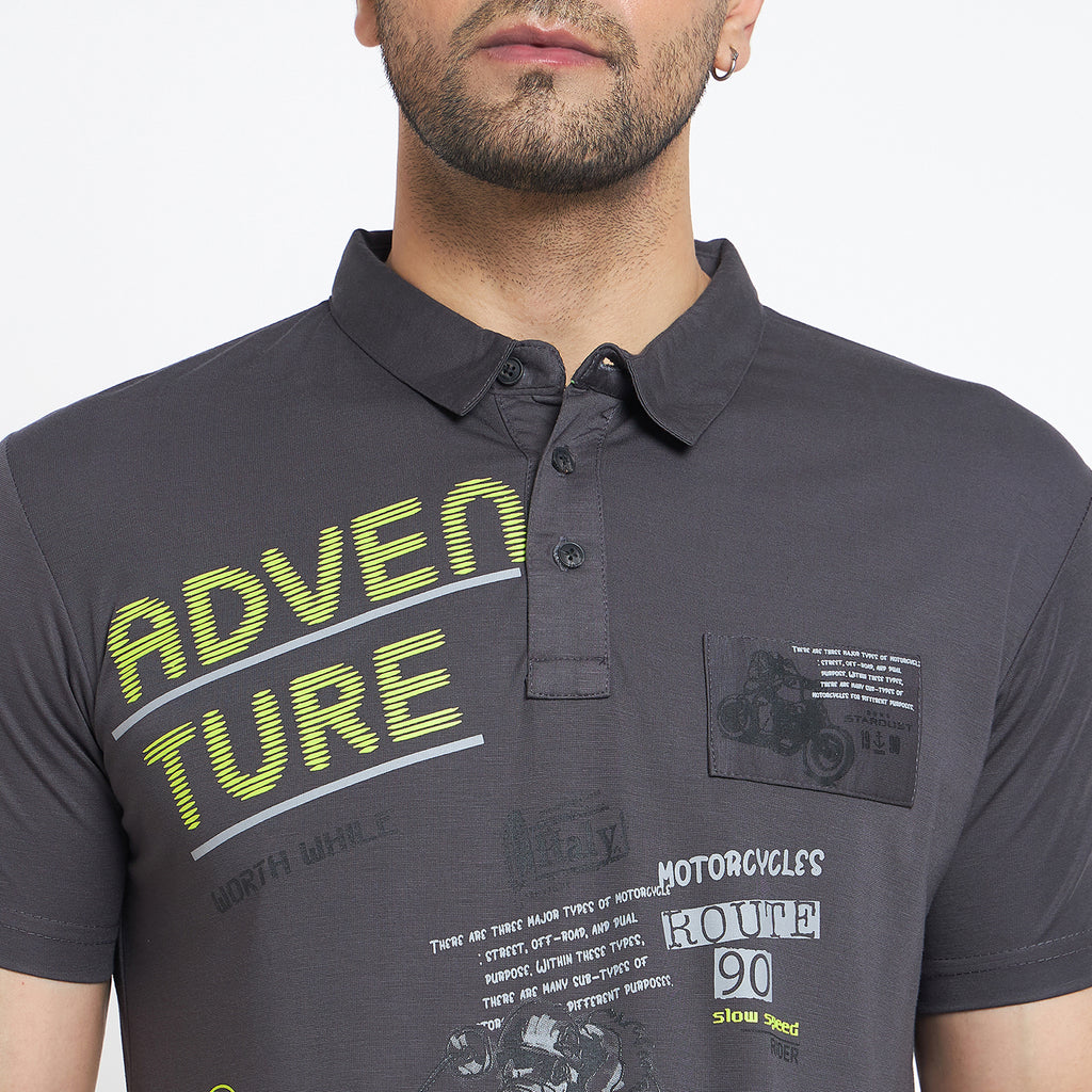 Duke Urban Men Half Sleeve Cotton T-shirt (LF7088)
