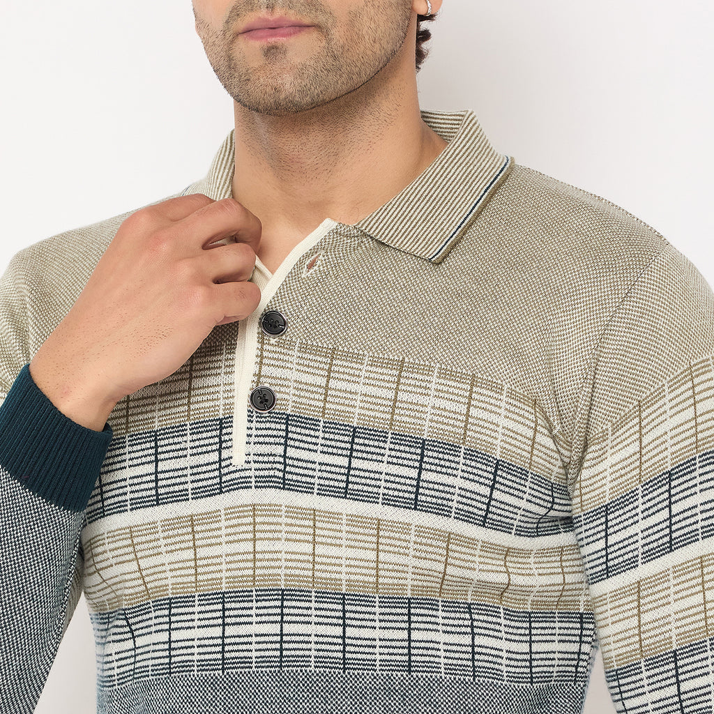 Duke Urban Men Collared Neck Sweater (SDS2231)