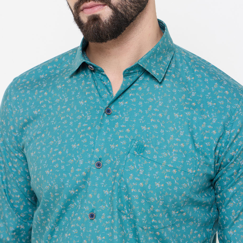 Duke Urban Men Full Sleeve Cotton Shirt (SDO5PRTG)