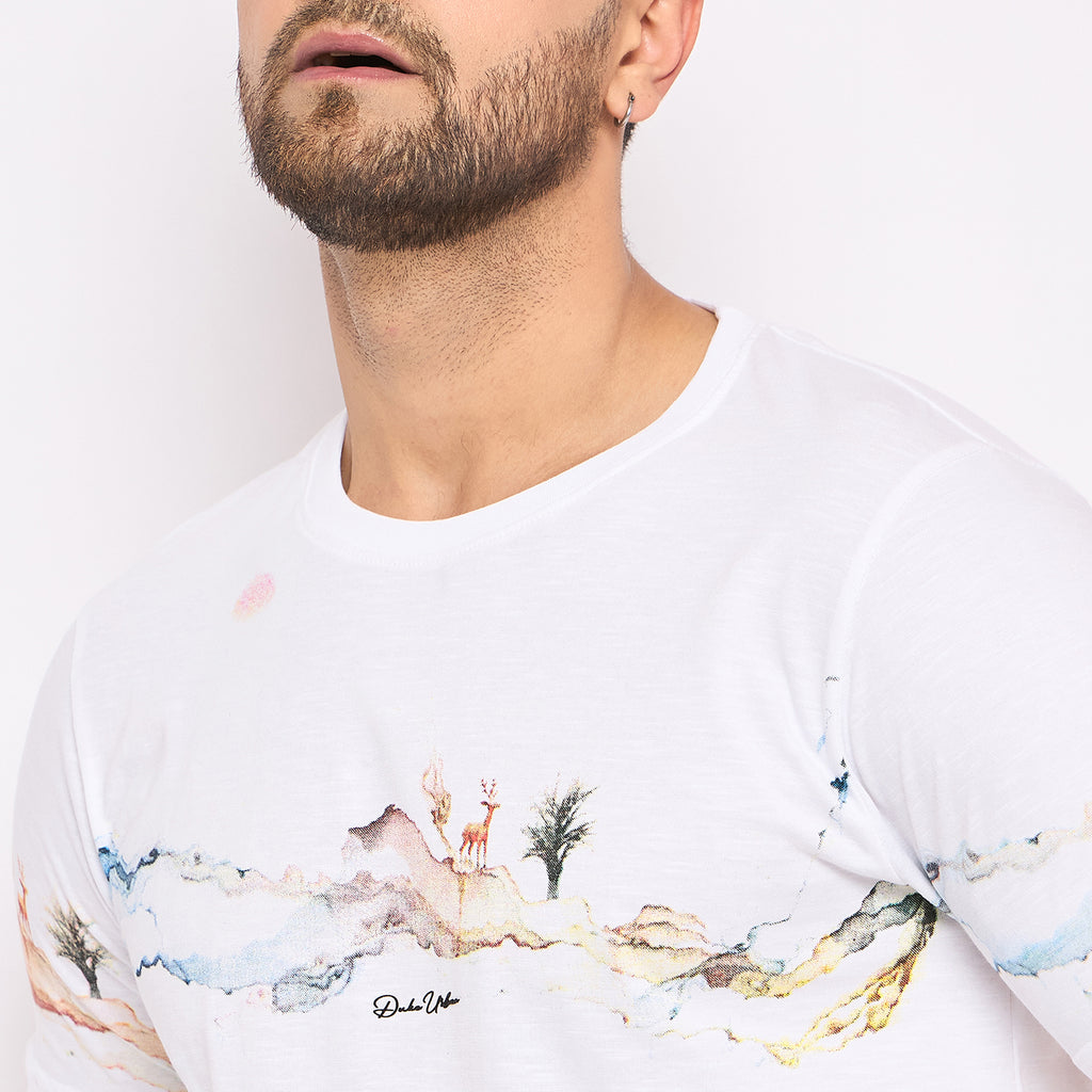 Duke Urban Men Half Sleeve Cotton T-shirt (LF7245)