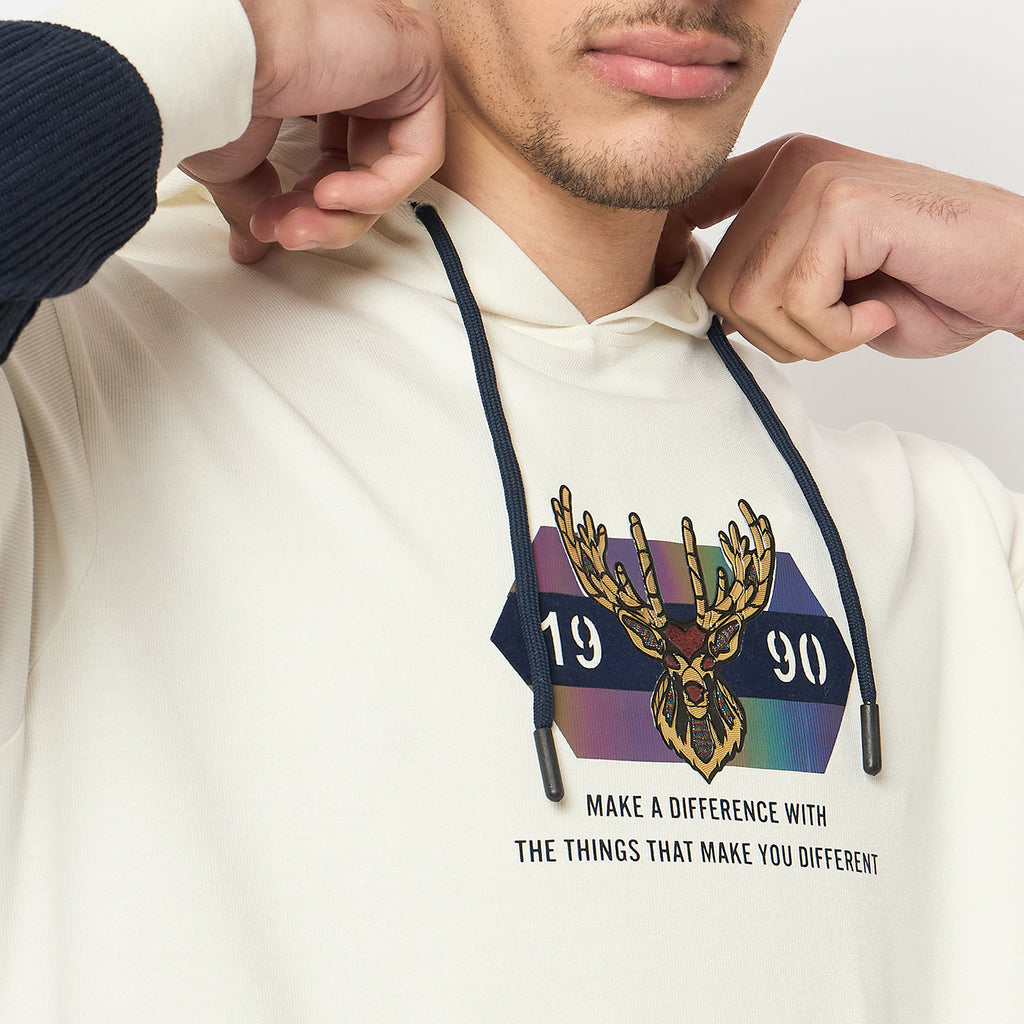 Duke Urban Men Full Sleeve Hooded Sweatshirt (LF6386)