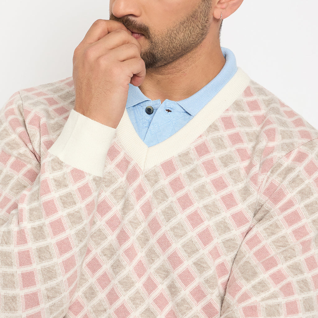 Duke Urban Men Full Sleeve V Neck Sweater (SDS2269)