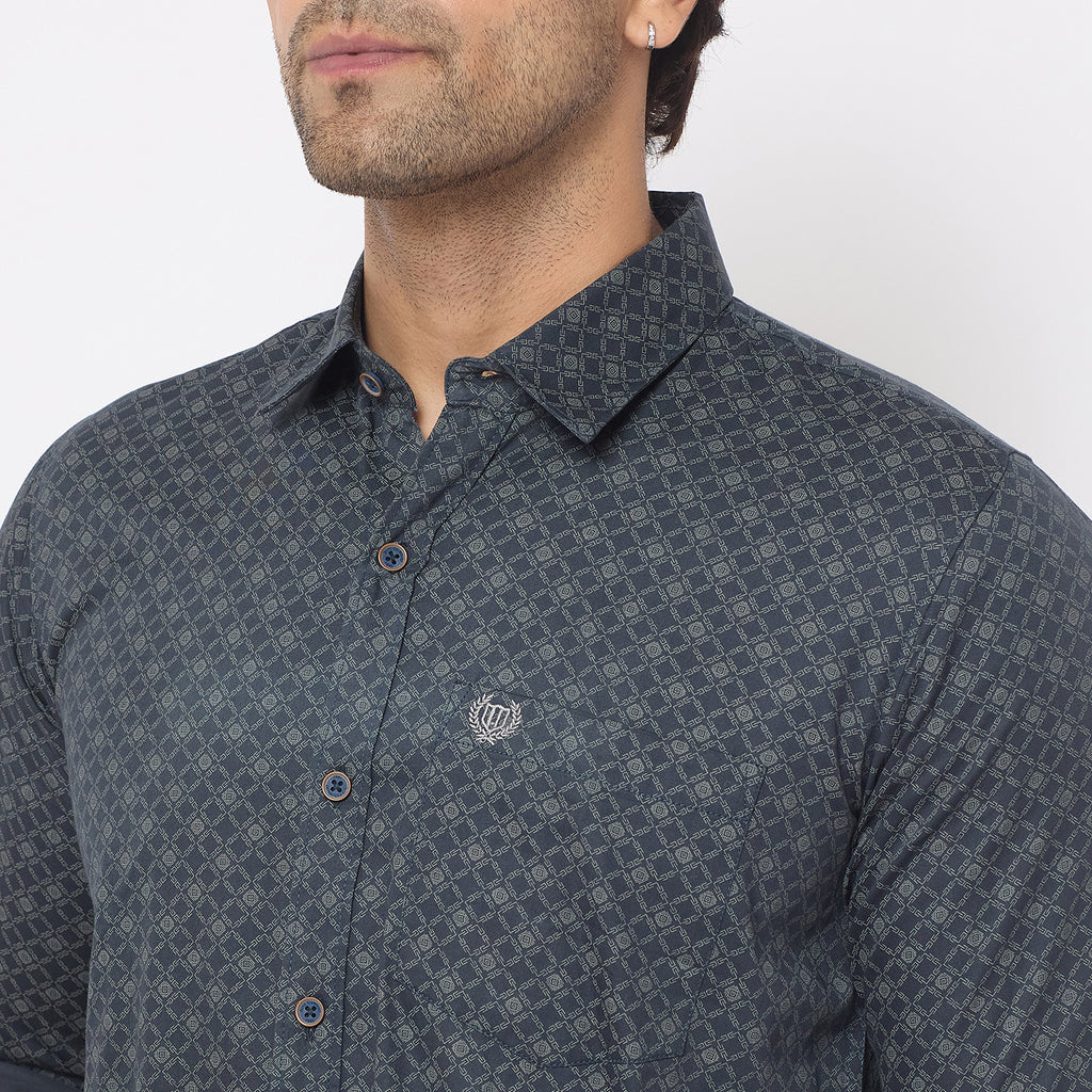 Duke Urban Men Full Sleeve Cotton Shirt (SDO6PRTS)