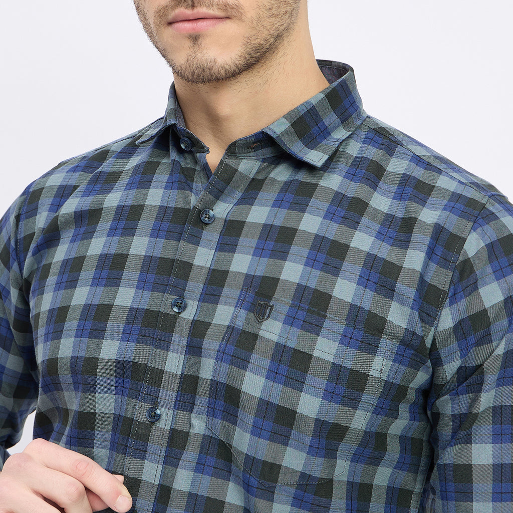 Duke Urban Men Full Sleeve Cotton Shirt (SDO8CKAM)
