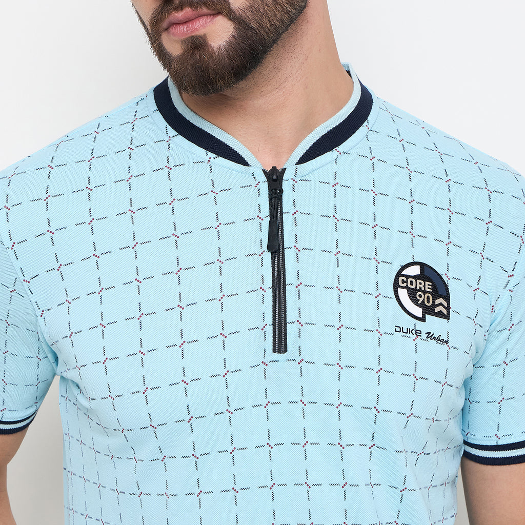 Duke Urban Men Half Sleeve Cotton Tshirt (LF7152)