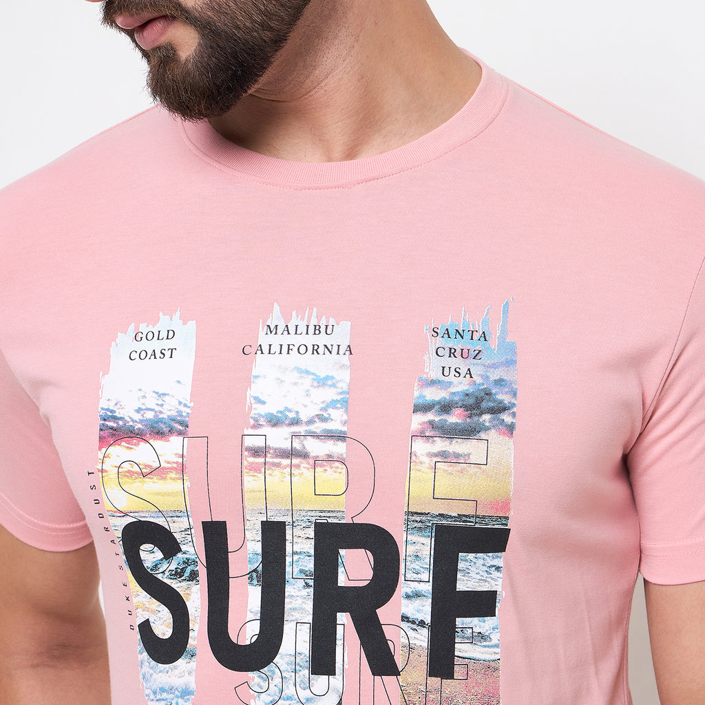 Duke Urban Men Half Sleeve Cotton Tshirt (LF7049)