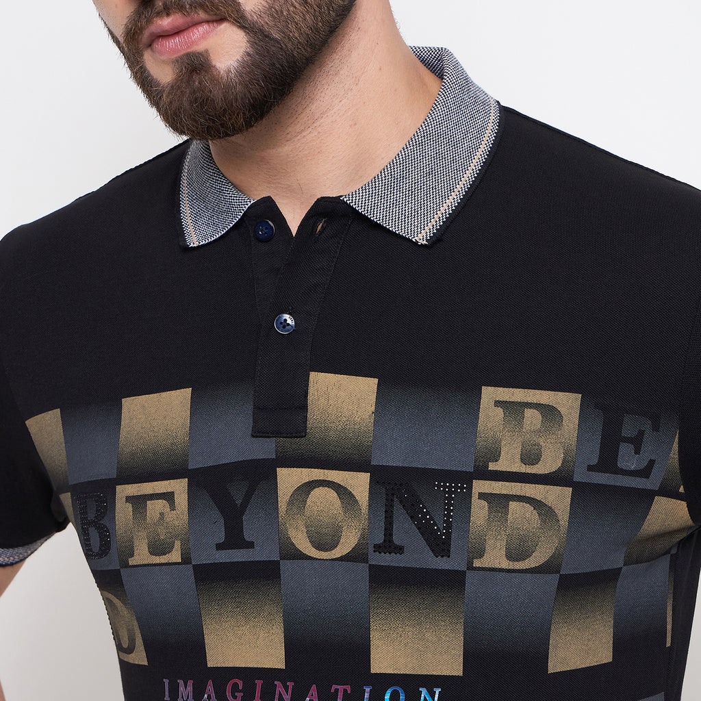 Duke Urban Men Half Sleeve Cotton Tshirt (LF7151)