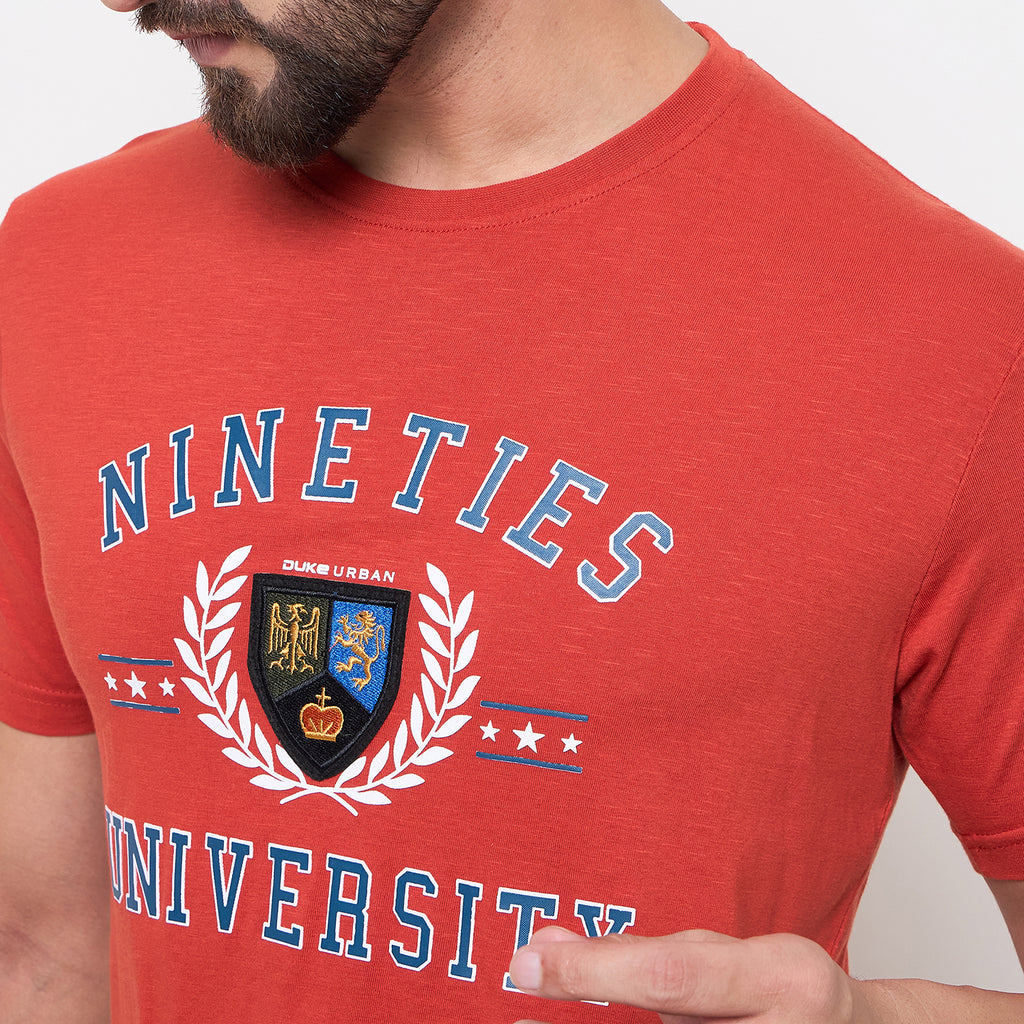 Duke Urban Men Half Sleeve Cotton Tshirt (LF7145)