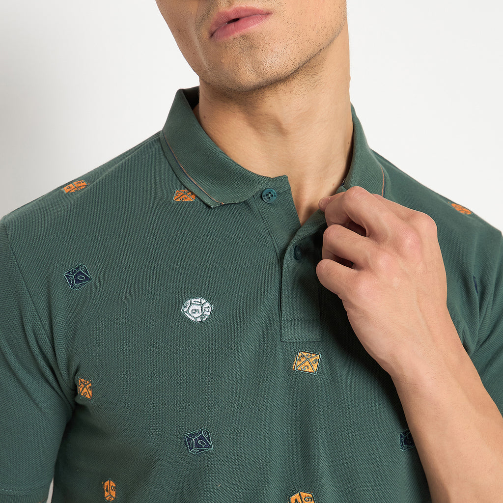 Duke Urban Men Half Sleeve Cotton T-shirt (LF7112)