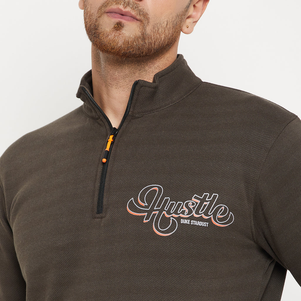 Duke Urban Men Half Zip Sweatshirt (LF6332)