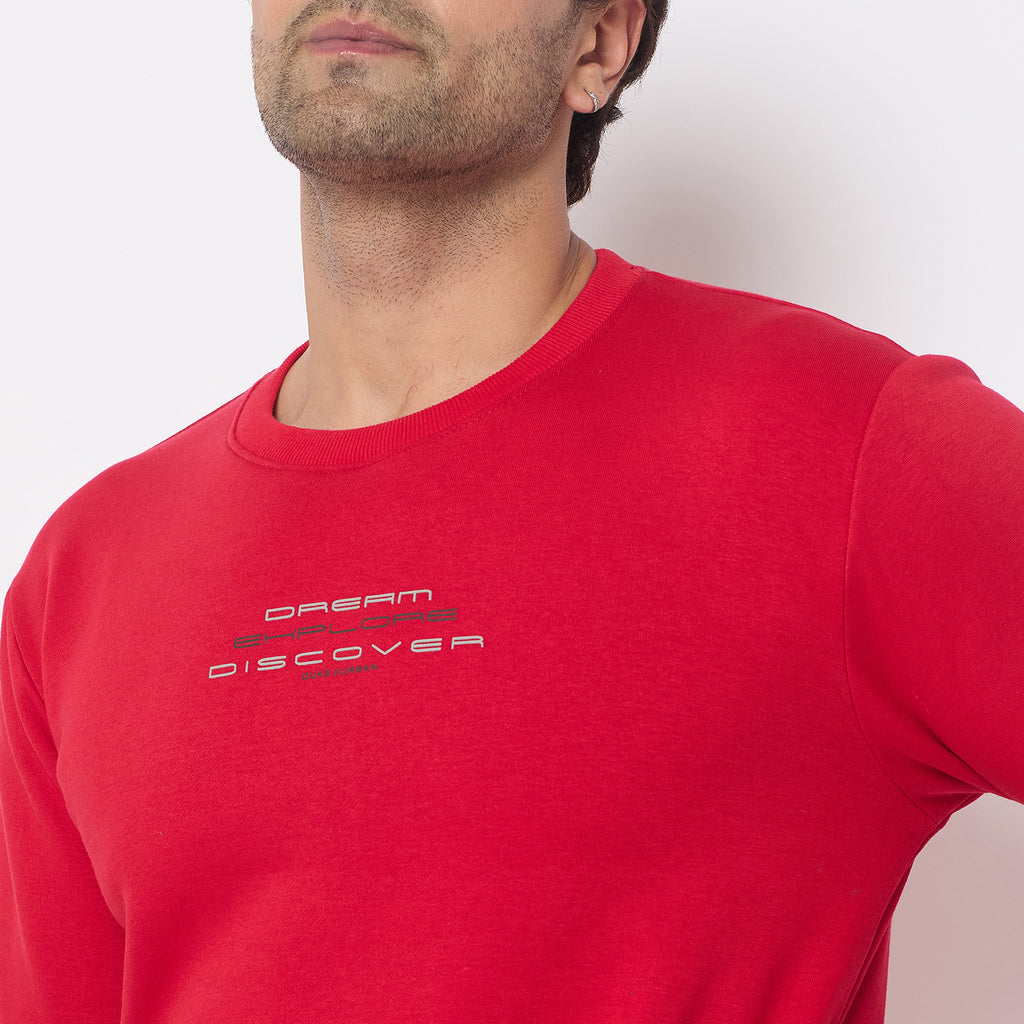 Duke Urban Men Solid Sweatshirt (LF6451)