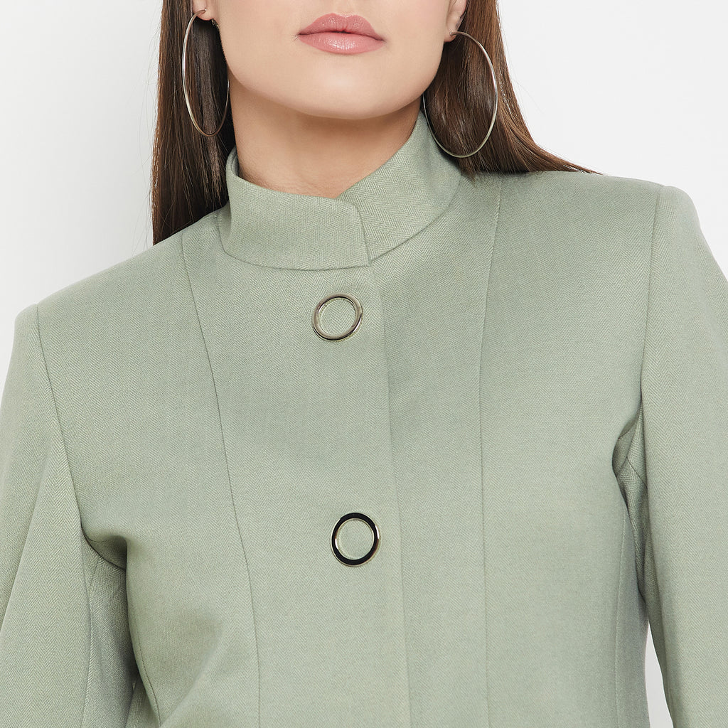 Duke Urban Women Full Sleeve Long Coat (SDZ4107)