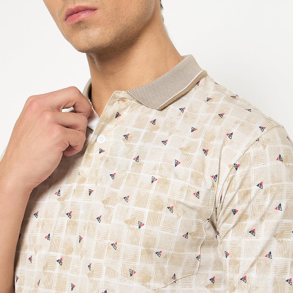 Duke Urban Men Half Sleeve Cotton T-shirt (LF7179)