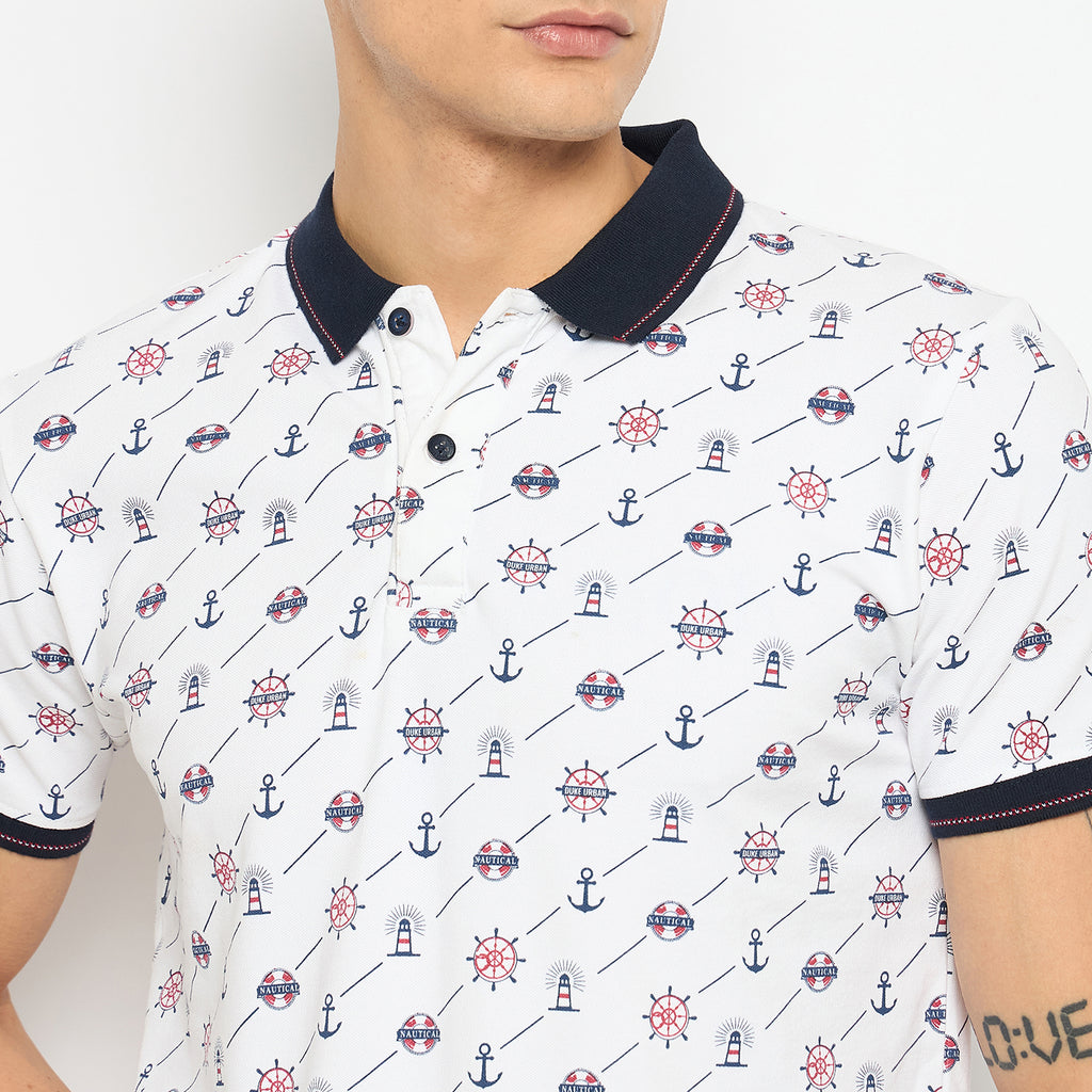 Duke Urban Men Half Sleeve Cotton Tshirt (LF7239)