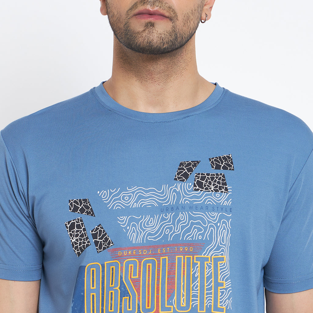 Duke Urban Men Half Sleeve Cotton T-shirt (MLF7083)