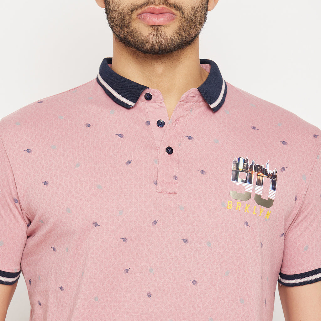 Duke Urban Men Half Sleeve Polo Neck Cotton T-shirt (LF5871)