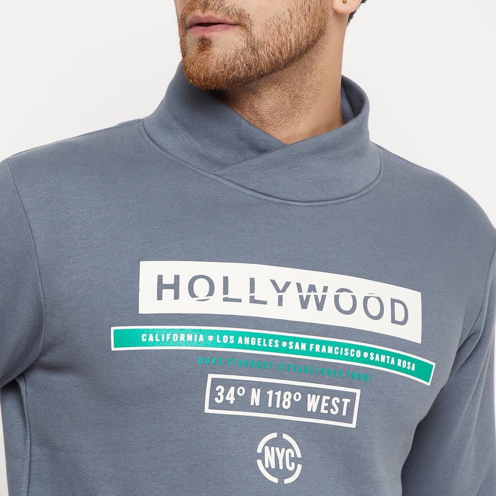 Duke Urban Men Cowl Neck Sweatshirt (LF6318)