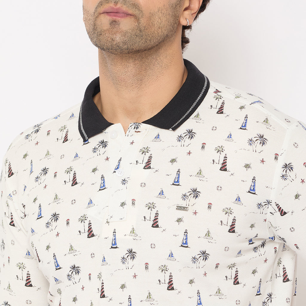 Duke Urban Men Half Sleeve Cotton Tshirt (LF7168)