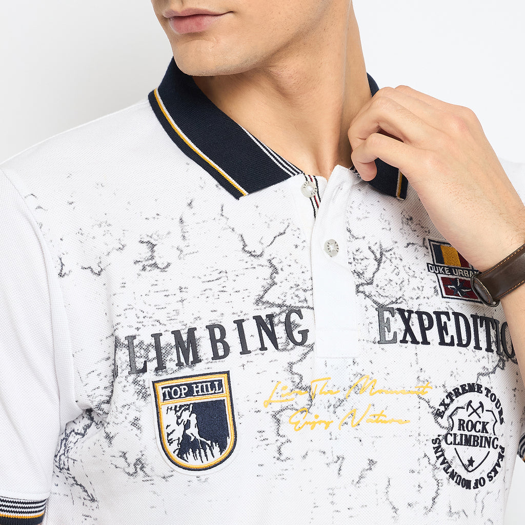 Duke Urban Men Half Sleeve Cotton Tshirt (LF7229)