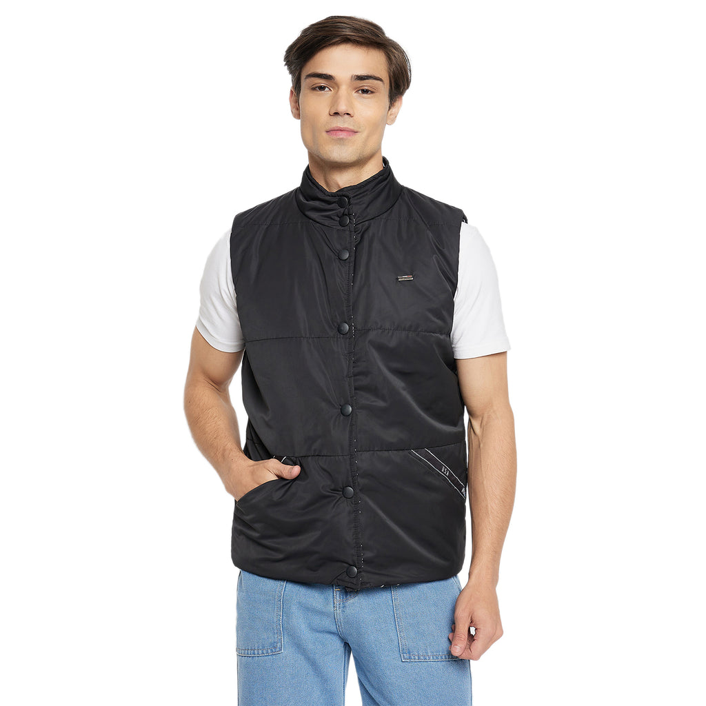 Duke Urban Men Sleeveless Reversible Jacket (SDZ3057)