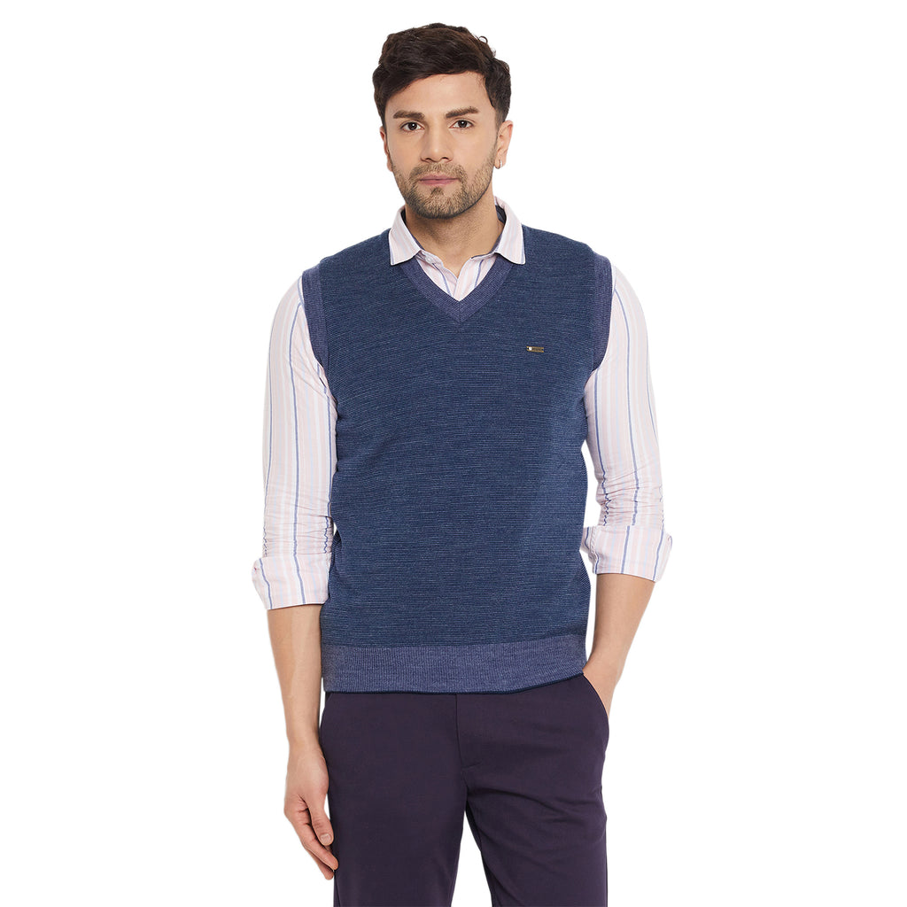 Duke Urban Men Sleeveless V-Neck Reversible Sweater (SDS2167)