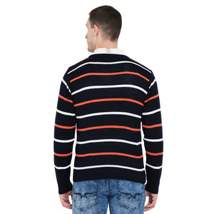 Duke Stardust Men Full Sleeve V-Neck Sweater (WSDS8065)