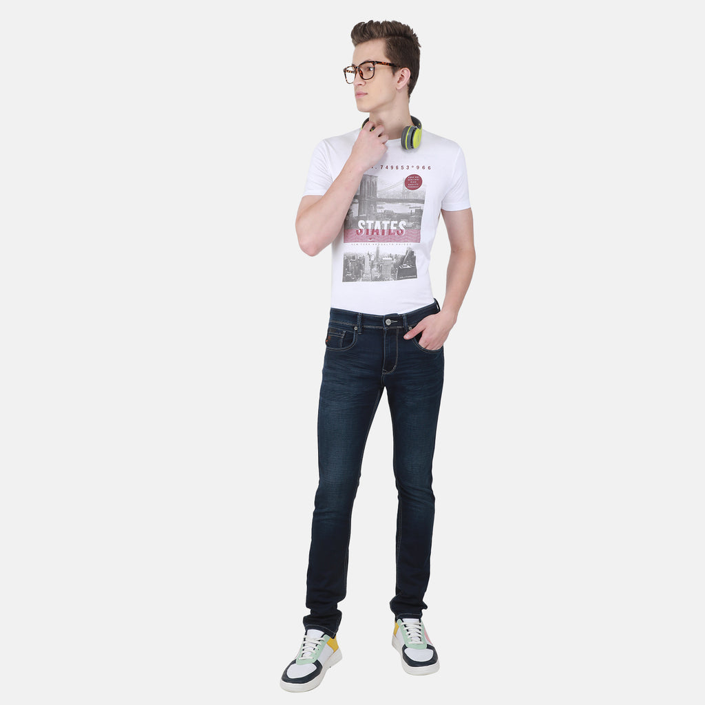 Duke Urban Men Slim Fit Stretchable Jeans (SDD5461)