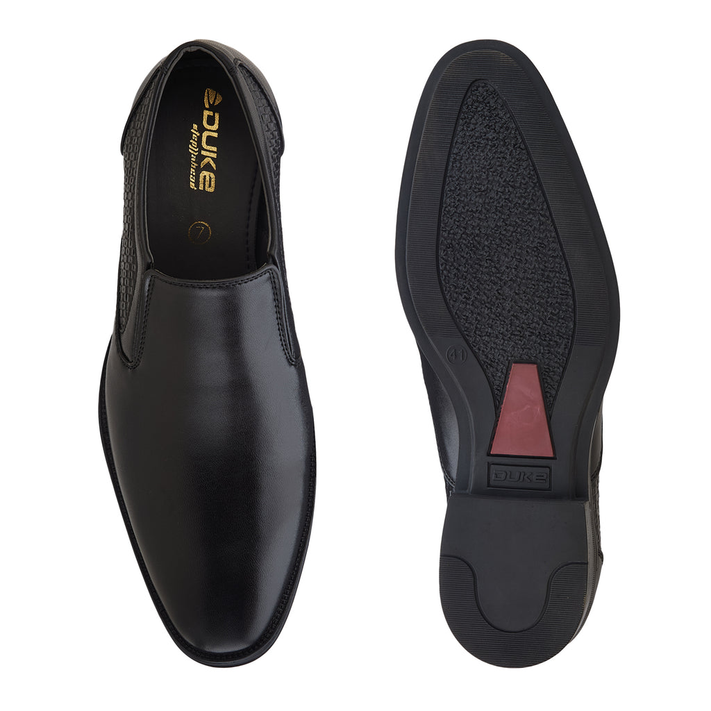 Duke Men Textured Formal Slip On Shoes (FWOL5039)