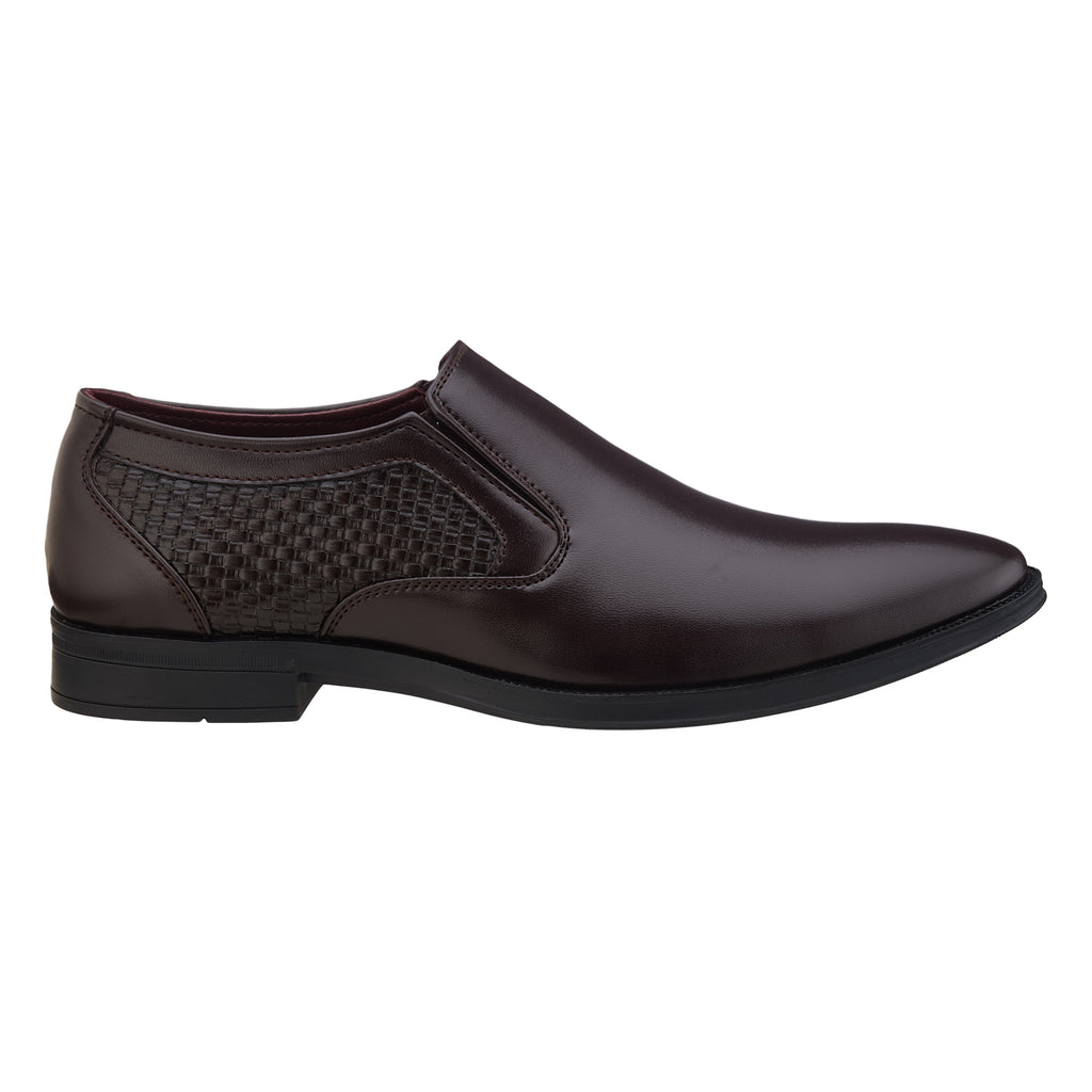 Duke Men Textured Formal Slip On Shoes (FWOL5039)
