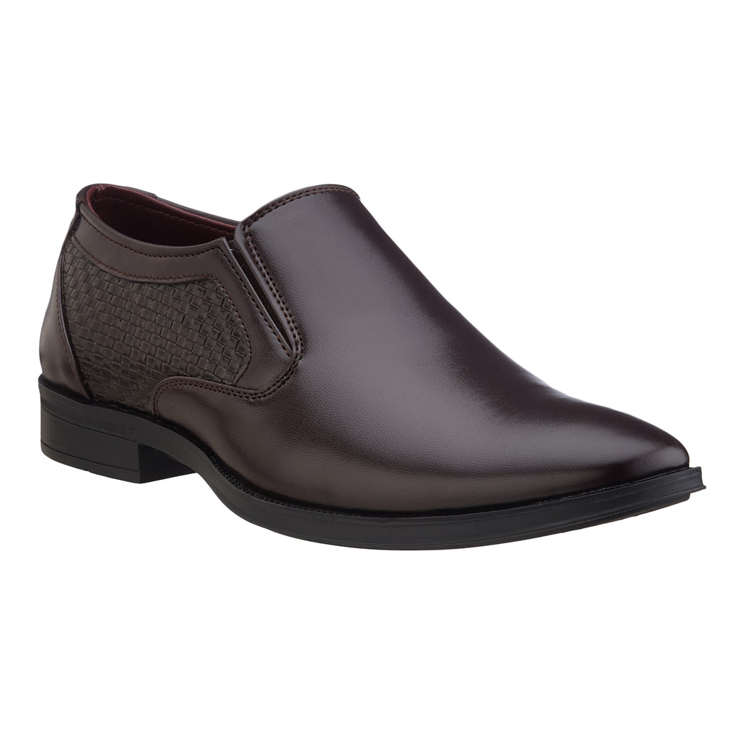Duke Men Textured Formal Slip On Shoes (FWOL5039)