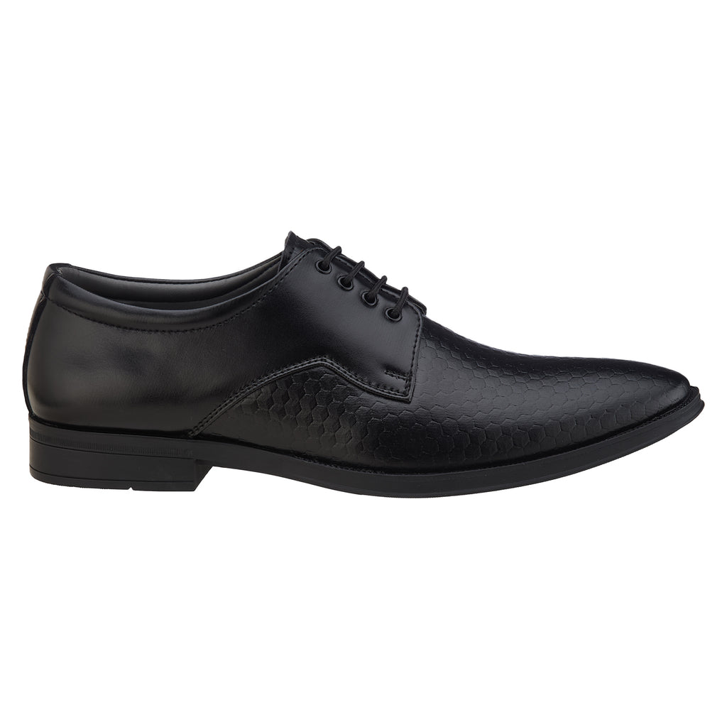 Duke Men Textured Formal Derbys (FWOL5036)