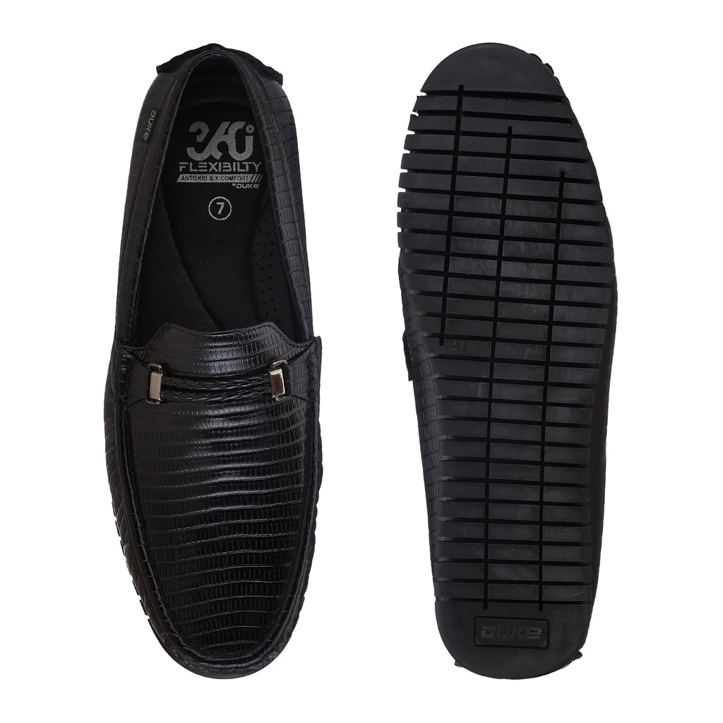 Duke Men Textured Loafers (FWOL4014)