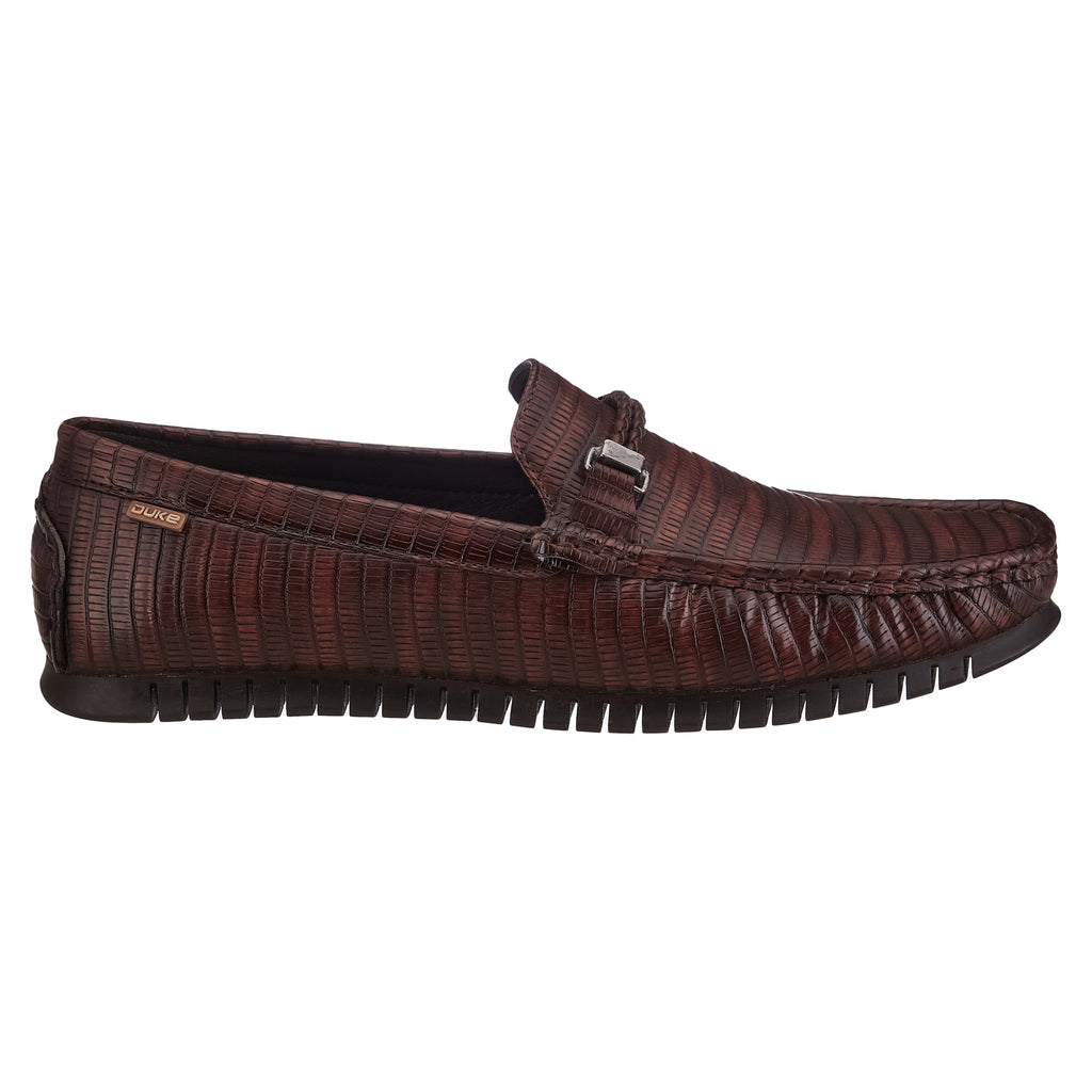 Duke Men Textured Loafers (FWOL4014)