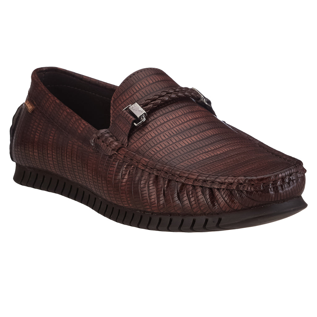 Duke Men Textured Loafers (FWOL4014)