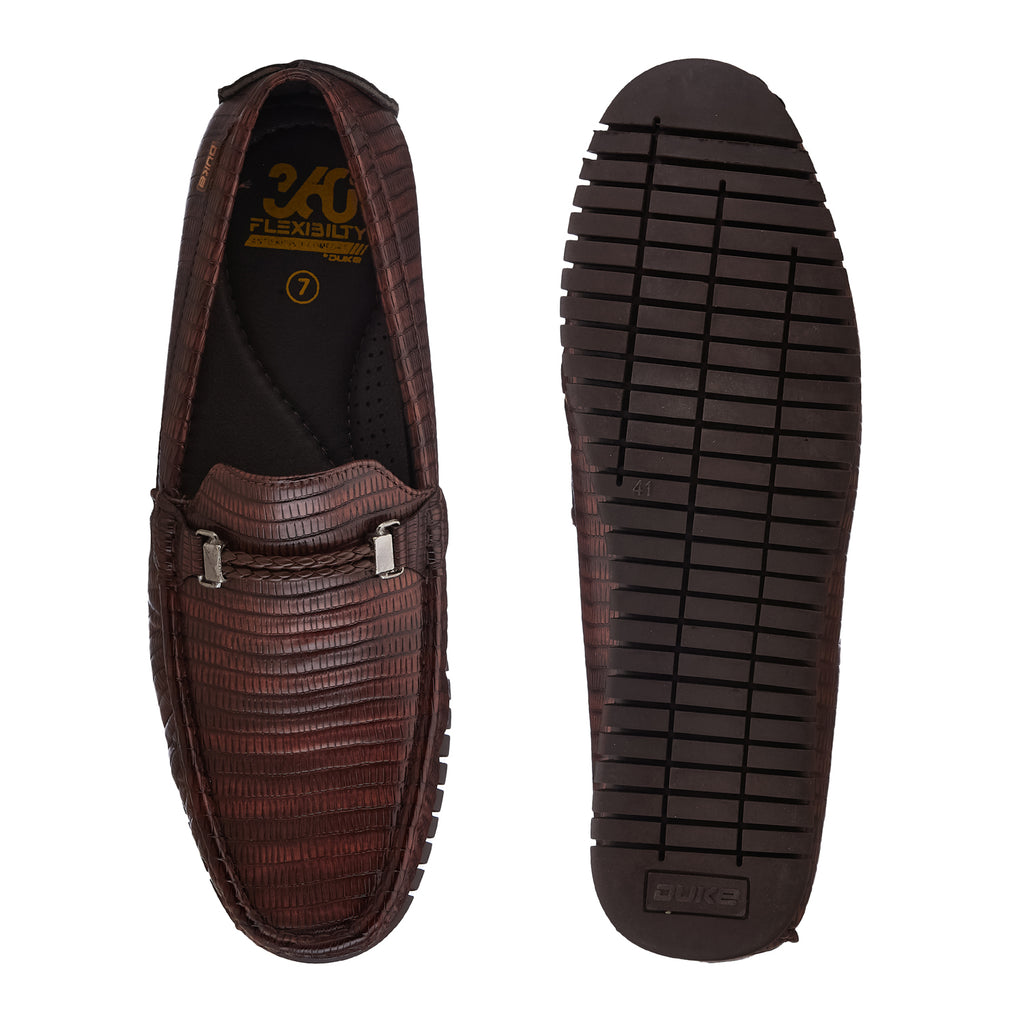 Duke Men Textured Loafers (FWOL4014)