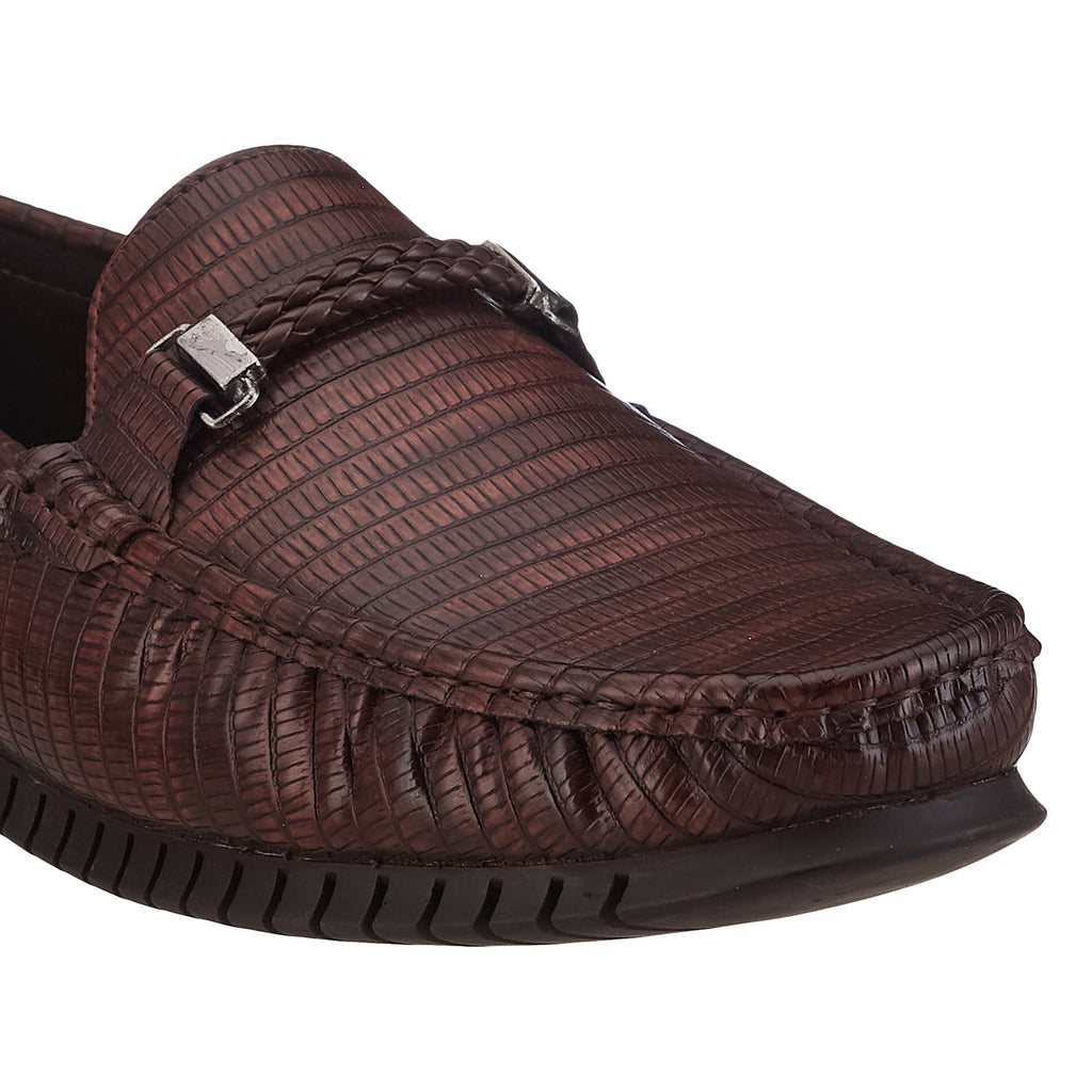 Duke Men Textured Loafers (FWOL4014)