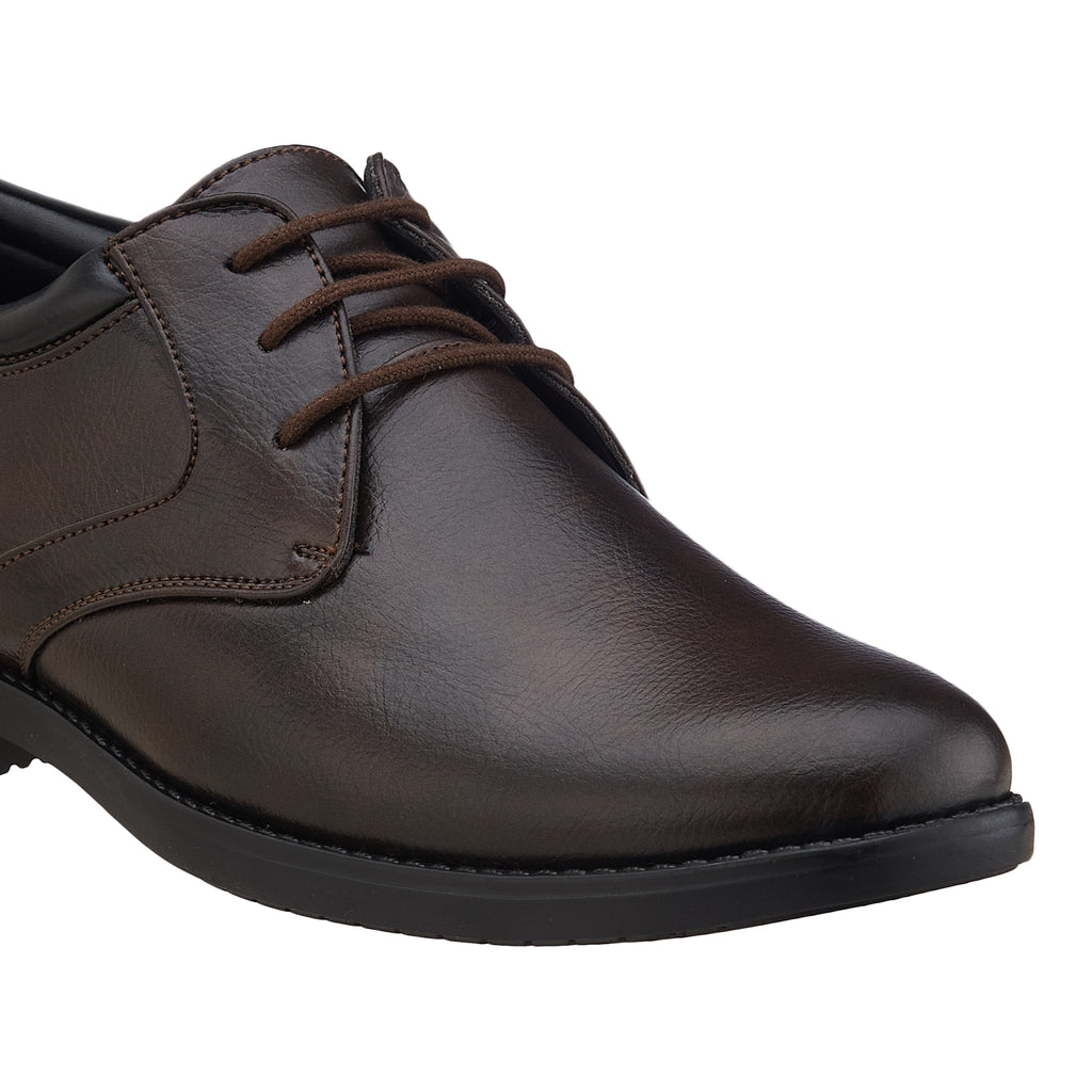 Duke Men Textured Formal Derbys (FWOL5034)