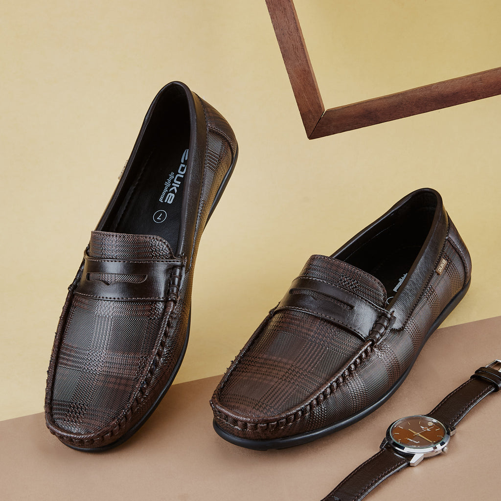 Duke Men Printed Loafers (FWOL4023)