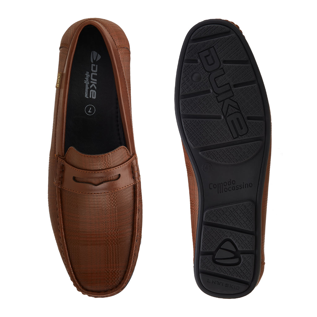 Duke Men Printed Loafers (FWOL4023)
