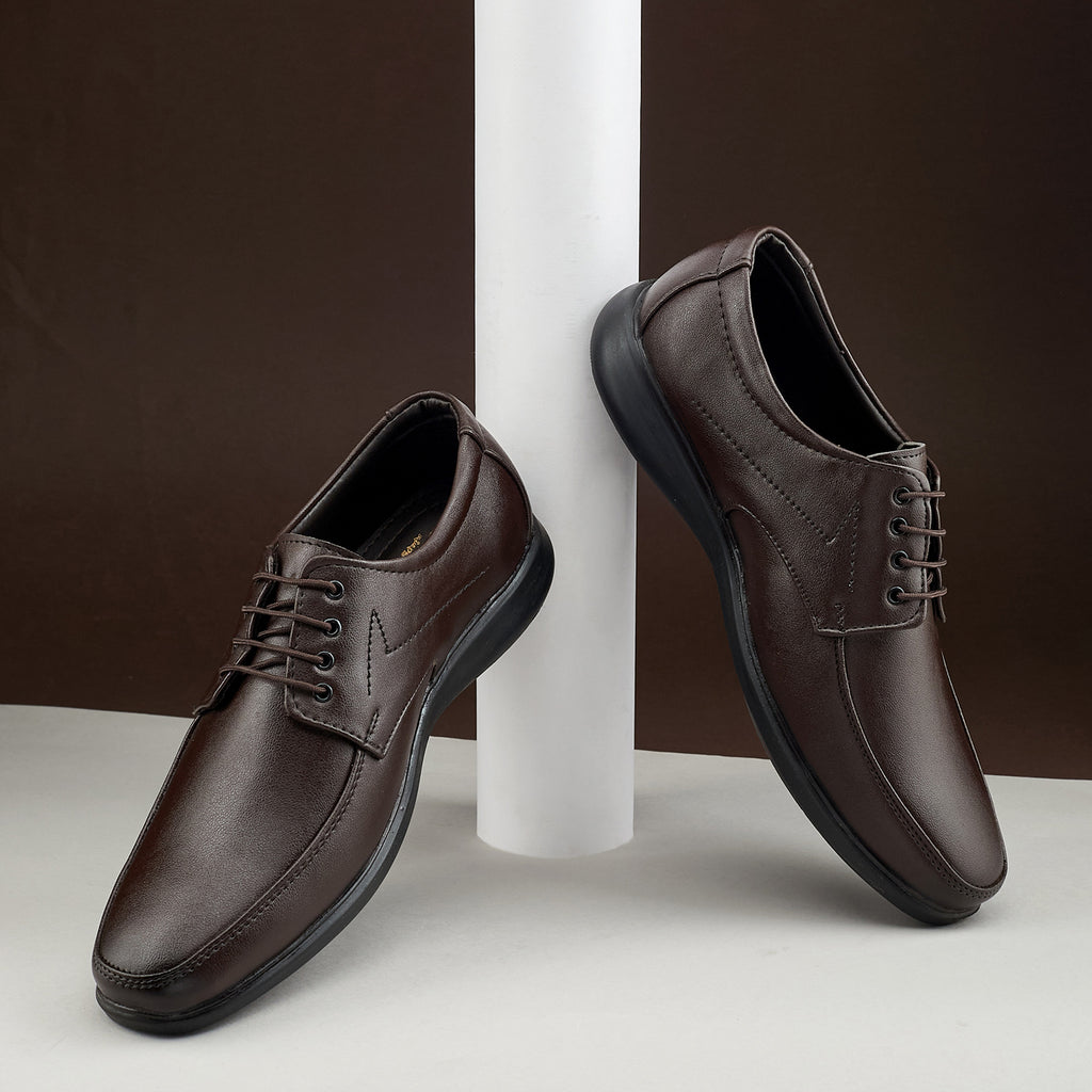 Duke Mens Office Fit Derby Formal Shoes (FWD5046)