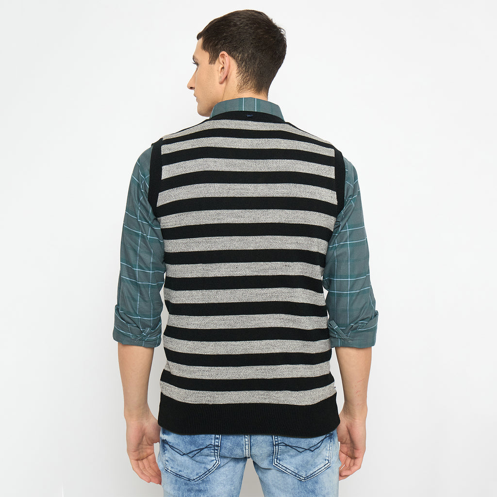 Duke Urban Men Sleeveless V Neck Reversible Sweater (SDS2168)