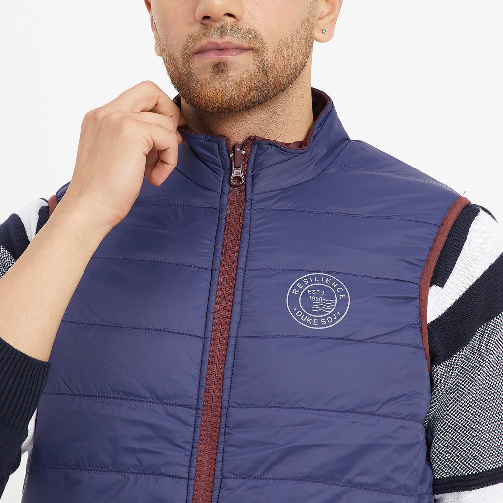 Duke Urban Men Sleeveless Reversible Jacket (SDZ1873)