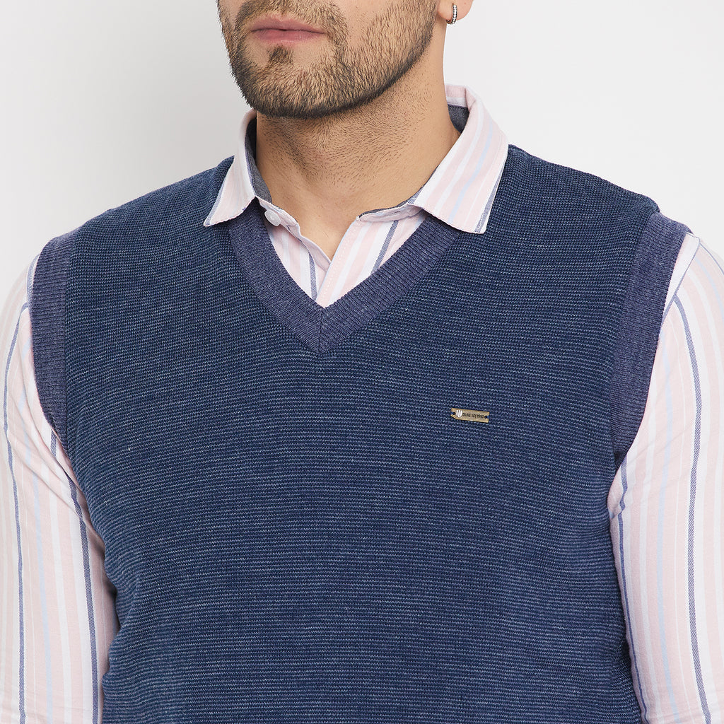 Duke Urban Men Sleeveless V-Neck Reversible Sweater (SDS2167)