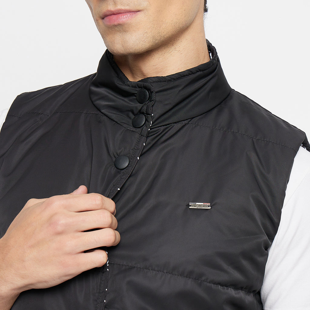 Duke Urban Men Sleeveless Reversible Jacket (SDZ3057)