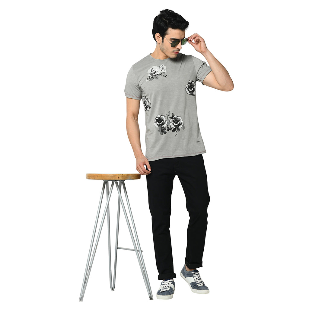 Duke Urban Men stardust Half Sleeve T-Shirt (LQ2073)