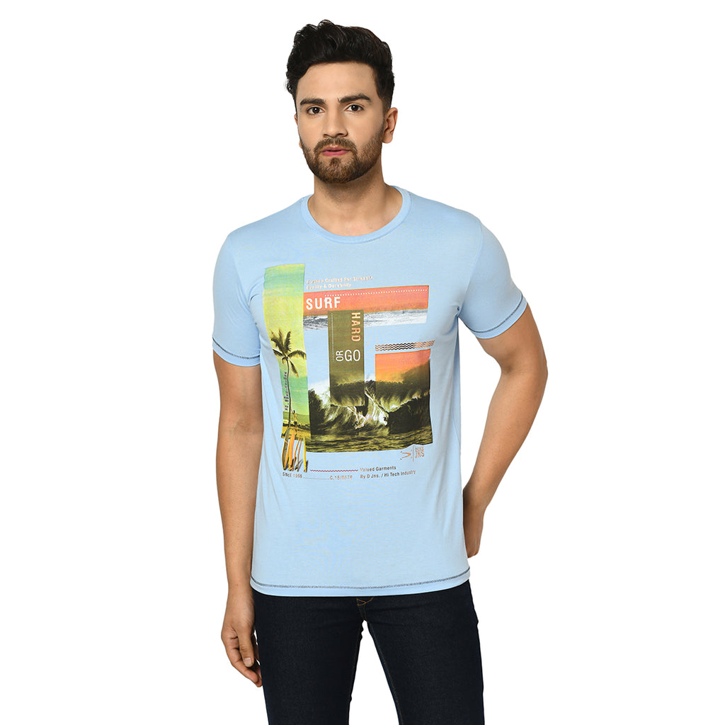 Duke Urban Men Half Sleeve Cotton Tshirt (LQ2117)