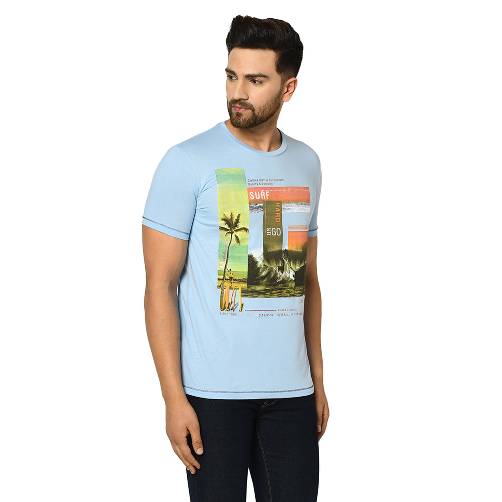 Duke Urban Men Half Sleeve Cotton Tshirt (LQ2117)