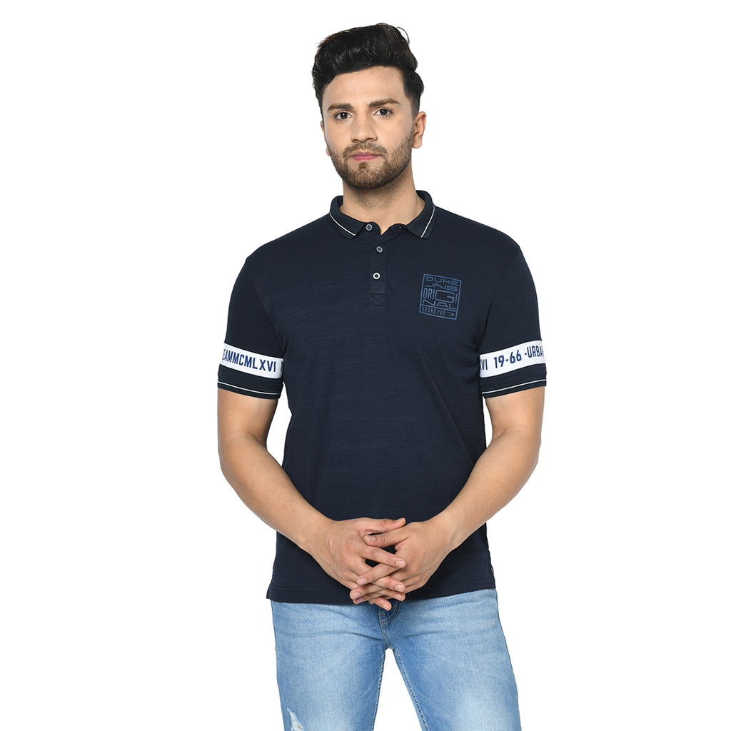 Duke Urban Men Polo Neck Half Sleeve T-Shirt (LQ4519)
