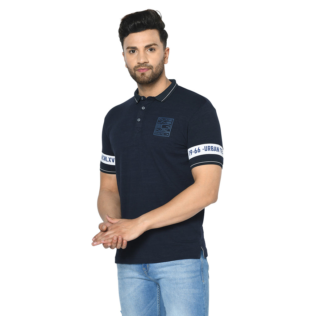 Duke Urban Men Polo Neck Half Sleeve T-Shirt (LQ4519)