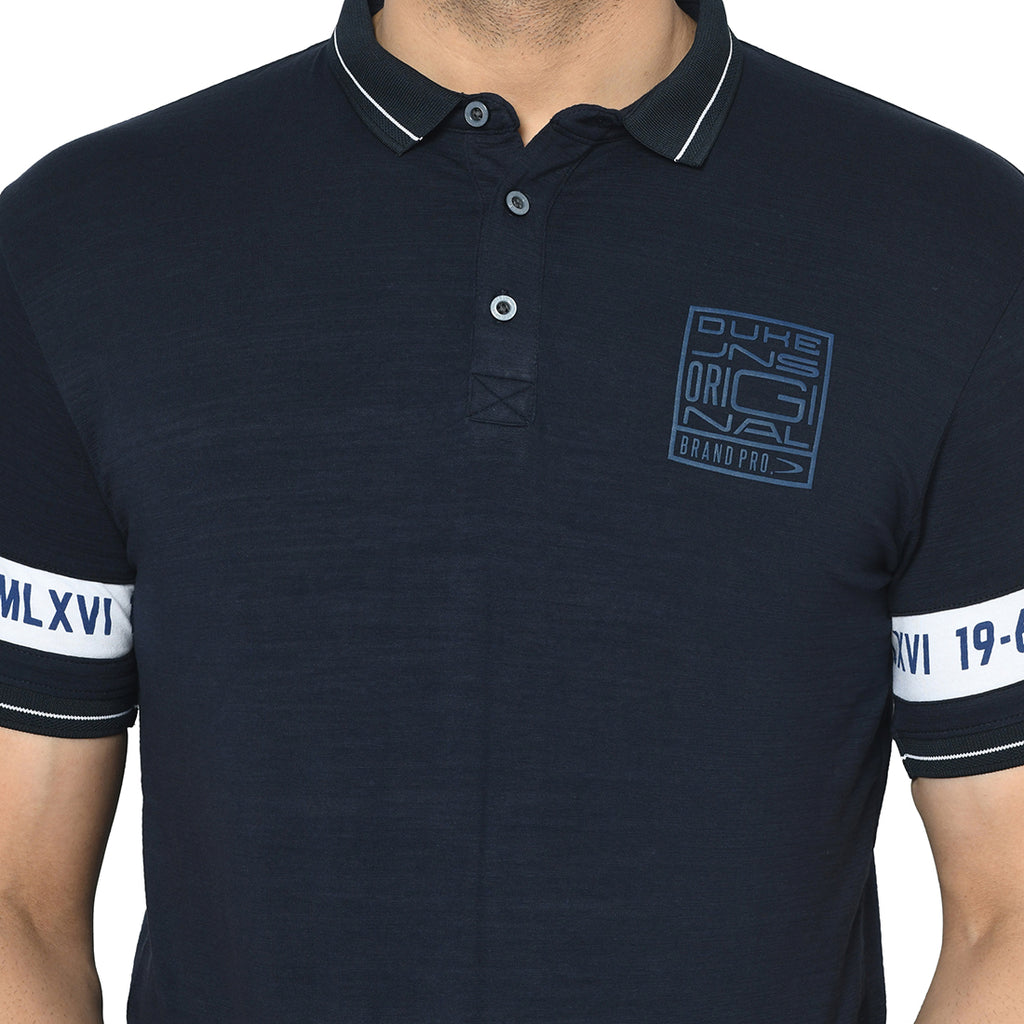 Duke Urban Men Polo Neck Half Sleeve T-Shirt (LQ4519)